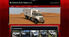 Desktop Screenshot of horizonautosalesllc.com