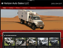 Tablet Screenshot of horizonautosalesllc.com